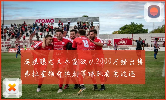 英媒曝尤文冬窗欲以2000万镑出售弗拉霍维奇热刺等球队有意追逐